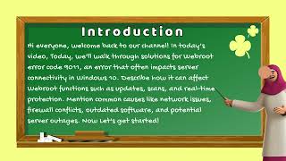 What solutions exist for Webroot error code 9011 related to server connection issues on Windows 10 [upl. by Evonne720]