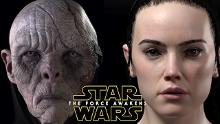 Hidden Snoke Voice Speaking To Rey  Star Wars The Force Awakens [upl. by Battista343]