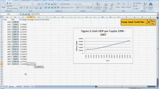 EC3115 Tutorial 3  Calculating Average Annual Growth Rates [upl. by Adamina]