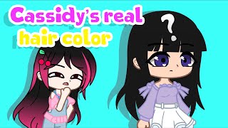 iCherry secret facts Episode 2 quotCassidys real hair colorquot  Gacha Club [upl. by Dorren]