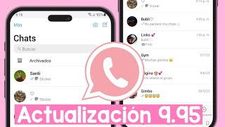 ACTUALIZACION de WHATSAPP ESTILO IPHONE 🌈 ANTIBANEO 995 [upl. by Pammy]