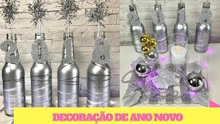 DIY 5 ideias FÁCEIS e BARATAS para decoração de ANO NOVO simplesmente ci [upl. by Slaohcin]