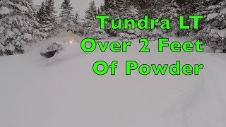 Tundra LT In DEEP POWDER [upl. by Ztirf560]