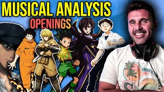 MUSIC DIRECTOR REACTS  Musical Analysis  Multi Anime Openings [upl. by Peednam]