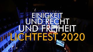 Rückblick auf das Lichtfest Leipzig 2020 [upl. by Nelly981]