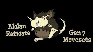 Competitive Pokemon Movesets Alolan Raticate [upl. by Ecnaiva790]