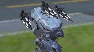 Walking War Robots NEW Gepard design Gameplay  Power Plant [upl. by Eenad264]