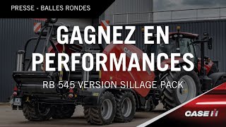 Presse à balles rondes RB545 Silage Pack Case IH [upl. by Boynton542]