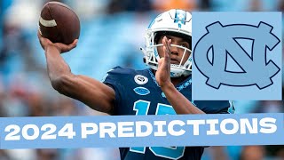 North Carolina Football 2024 Predictions [upl. by Ahnavas]