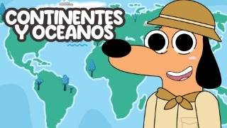 ¡Aprende los CONTINENTES y OCÉANOS del mundo  Geografía para niños [upl. by Gleich]