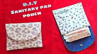 Craft Your Own Sanitary Napkin Holder Pouch  DIY Pouch Tutorial for Feminine Hygiene Essentials [upl. by Buffo]