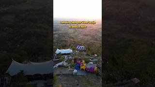 Camping dengan sunset amp city light view di Obelix Hills yogyakarta obelixhills [upl. by Clementius]