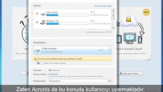 Acronis True Image 2013 Kullanımı Yedekleme Video [upl. by Oine]