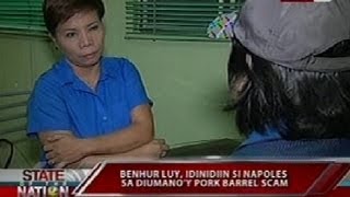 SONA Benhur Luy idinidiin si Napoles sa diumanoy pork barrel scam [upl. by Alimak]