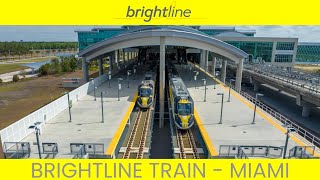 Brightline Train to Miami Announcements at Orlando NJ Transit Style [upl. by Burton]