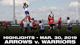 Toronto Arrows  Match Highlights vs Utah Warriors March 30 2019 [upl. by Monney]