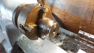 Vintage Lathe Restoration Pt 9 Machining a Pulley Pt 2 [upl. by Naols274]