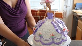 How To Make A Barbie Cake  Cake Decorating [upl. by Dorren782]