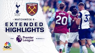 Tottenham Hotspur v West Ham United  PREMIER LEAGUE HIGHLIGHTS  10192024  NBC Sports [upl. by Rfinnej]