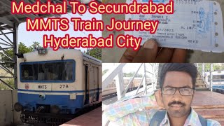 Medchal To Secundrabad Jn In MMTS Train Journey Hyderabad Local Train [upl. by Keegan50]