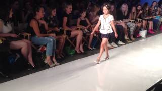 VOGUE Bambini Kids Fashion Week Petite Parade SWAROVSKI October 5 2013 [upl. by Susette]