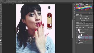 Tuto Photoshop CC  Création dune publicité ✓ [upl. by Baruch]