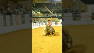 Intermediate Open Snaffle Bit Futurity Champion Luke Hammerness on Tell Me What U Want QHN [upl. by Adena]