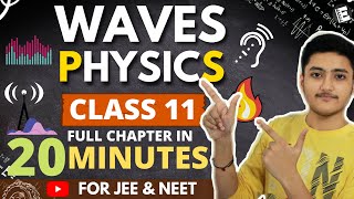 Waves Class 11  Physics  For JEE amp NEET  Full Revision In 20 Minutes [upl. by Ailime]