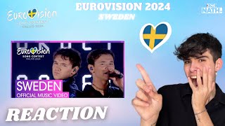 🇸🇪REACTION  Marcus amp Martinus  Unforgattable Sweden Eurovision 2024 [upl. by Tolkan]