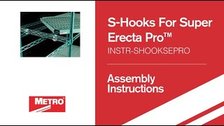 Assembly  SHooks for Super Erecta Pro [upl. by Ailecnarf782]