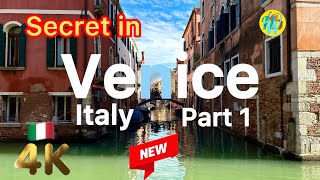 Best Places to stay in Venice Italy 🇮🇹 Morning Walking Tour 4K60fps HDRPart 1 [upl. by Aguayo150]