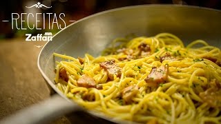 Espaguete à Carbonara – Receitas Zaffari [upl. by Einnaffit867]