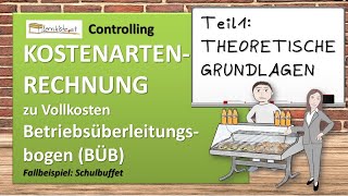 Kostenstellenrechnung  BAB  Theoretische Grundlagen [upl. by Suzie]