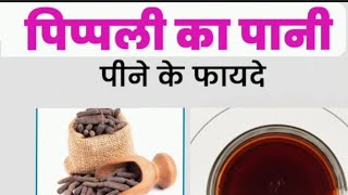 pipli ke fayde  pipli ka pani peene ke fayde long pepper benefits pipli health weightloss [upl. by Danae]