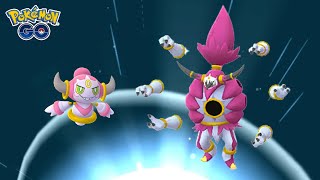 Changing Hoopa form into Hoopa Unbound in Pokemon Go [upl. by Ardnaiek]