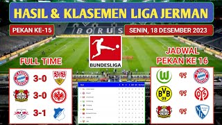 Hasil Liga Jerman Tadi Malam  BAYERN MUNCHEN vs STUTTGART  LEVERKUSEN vs FRANKFURT  Bundesliga [upl. by Bettina808]