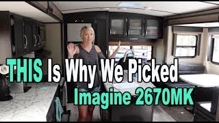 Tour Our Grand Design Imagine 2670MK Travel Trailer Our Rig For Full Time RVing [upl. by Ardnuhsal]