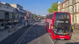 Bus 422 from North Greenwich Station to Bexleyheath Town Centre [upl. by Edas]