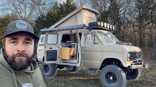 Extreme Cold Camping in Our New Camper Van [upl. by Komara]