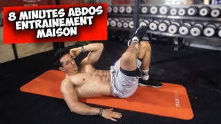 8 MINUTES ABDOS ENTRAINEMENT MAISON  intense [upl. by Arais]