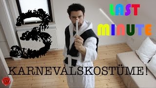 DIY  3 LAST MINUTE Karnevalskostüme I Bens Mission [upl. by Daberath495]