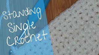 Standing Single Crochet Stitch [upl. by Hollah]