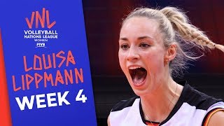 Louisa Lippmann on fire 25 Points Made vs Netherlands  Volleyball Nations League 2019 [upl. by Anibas]