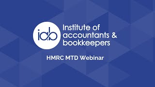 HMRC MTD Webinar [upl. by Uis114]