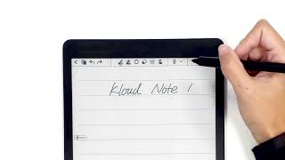 Kloud Note 103quot EPaper Tablet with a Touchscrenn and Stylus [upl. by Manouch940]