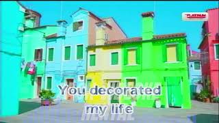 You Decorated My Life  Kenny Rogers Karaoke [upl. by Minetta]