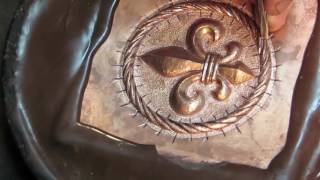 Tutorial Tuesday Chasing and Repousse series 12 Planishing a rope [upl. by Radke]