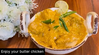 Best butter chicken recipe youtube youtubeshorts food butterchicken cooking chicken yummy [upl. by Erdeid]