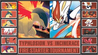 TYPHLOSION vs CINDERACEINCINEROAR  Fire Starter Pokémon Tournament Battle 1 [upl. by Ettore]