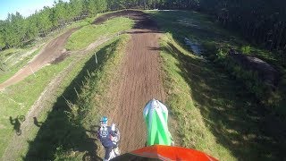 GoPro 2017 KX250F Bostwick Creek Mx FLGA series First place with WhipsampWheelies [upl. by Marven]